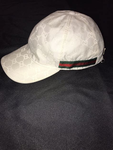 gorra gucci blanca
